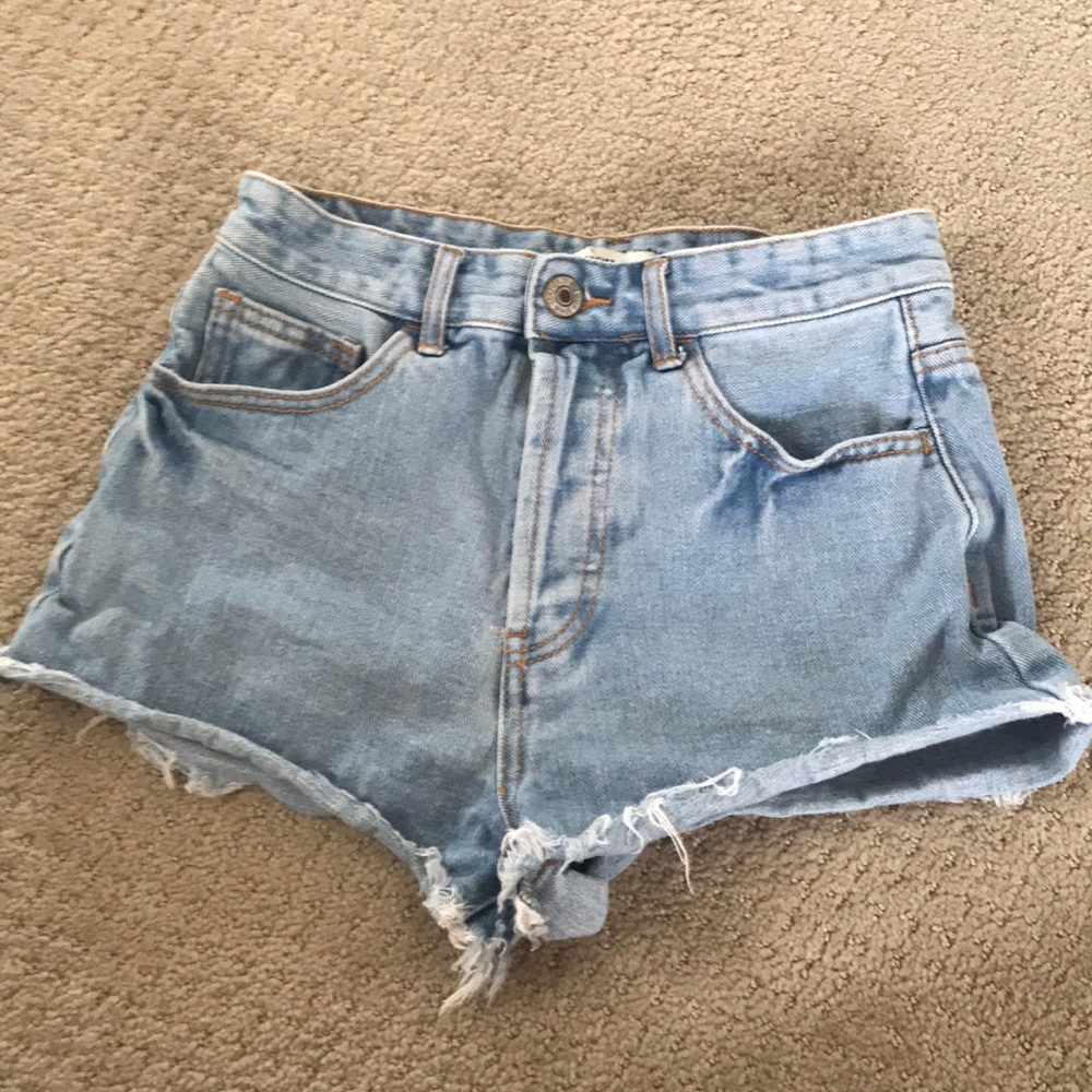 Denim shorts